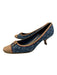 Louis Vuitton Shoe Size 40 Blue, Beige & Red textile upper Monogram Denim Pumps Blue, Beige & Red / 40