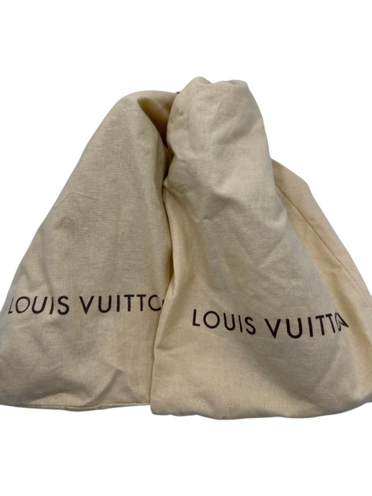 Louis Vuitton Shoe Size 40 Blue, Beige & Red textile upper Monogram Denim Pumps Blue, Beige & Red / 40