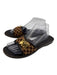 Louis Vuitton Shoe Size 40 Brown & Gold Tone Leather Upper Pony Hair Sandals Brown & Gold Tone / 40