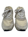 Autry Shoe Size 37 Gray & Cream Leather Upper Lace Up Fabric Block Sneakers Gray & Cream / 37