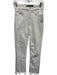 Veronica Beard Jeans Size 26 White Cotton Denim High Rise Kick Flare Jeans White / 26