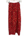 Ulla Johnson Size Small red & cream Cotton Blend Gathered Abstract Print Skirt red & cream / Small