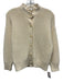 Alex Mill Size XS Cream White Cotton Long Sleeve Knit Cardigan Crop Sweater Cream White / XS