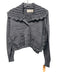 Loeffler Randall Size XS Blue Wool Long Sleeve Knit Cardigan Crop Sweater Blue / XS