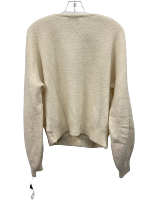 IDA+S Size estimated M Cream White Missing Fabric Tag V Neck Long Sleeve Sweater Cream White / estimated M