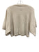 White + Warren Size S Cream White Cashmere Half Sleeve Sweater Cream White / S