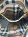 Burberry Brown & Gold Leather Gold hardware Adjustable Strap Zip Close Hobo Bag Brown & Gold / Medium