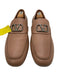 Valentino Shoe Size 45 Like New Beige Leather Pebbled Driver Dress Men's Shoes Beige / 45