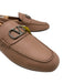 Valentino Shoe Size 45 Like New Beige Leather Pebbled Driver Dress Men's Shoes Beige / 45
