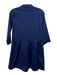 Tuckernuck Size S Blue Cotton Long Sleeve Button Front Waist Detail Dress Blue / S