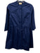 Tuckernuck Size S Blue Cotton Long Sleeve Button Front Waist Detail Dress Blue / S
