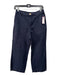 Stateside Size 28 Navy High Rise Cropped Wide Leg Pants Navy / 28