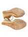 Michael Kors Shoe Size 6.5 Light Brown Suede Peep Toe Ankle Buckle Shoes Light Brown / 6.5