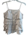 Marie Oliver Size XS Light Beige Linen Tiered Front Buttons Top Light Beige / XS
