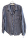 Bella Dahl Size Medium Gray Linen Long Sleeve Button Down Collared Top Gray / Medium