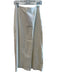 By Anthropologie Size 4 Ivory Cotton Blend Side Zip seam detail High Slit Skirt Ivory / 4