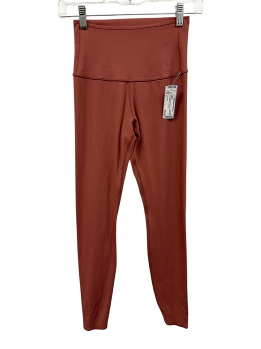 Tavi Active Size S Camel Brown No Fabric Tag Wide Waist Band Cropped Leggings Camel Brown / S