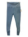 Alo Size M Blue No Fabric Tag Wide Waist Band Heathered Ribbed Detail Leggings Blue / M