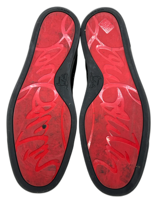 Christian Louboutin Shoe Size 43.5 Black Suede Solid Sneaker Men's Shoes Black / 43.5