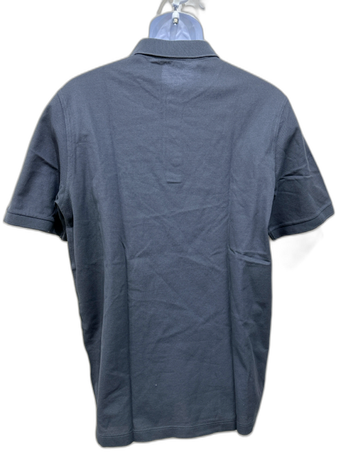 Louis Vuitton Size 3L Gray Cotton Solid Polo Men's Short Sleeve Gray / 3L
