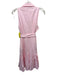 Abbey Glass Size M Light Pink Cotton Blend Sleeveless Button Front Shirt Dress Light Pink / M