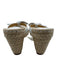 Alexandre Birman Shoe Size 38.5 White & Beige Leather Upper Knot Detail Sandals White & Beige / 38.5