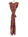 Fitzroy & Willa Size M Fuchsia, Yellow & Multi Cotton Ikat Sleeveless Dress Fuchsia, Yellow & Multi / M