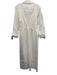 Simkhai Size 8 White Cotton & Polyester Long Sleeve Wrap Waist tie Midi Dress White / 8