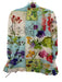 Alice + Olivia Size M Blue, Green, Multi Cotton & Silk Long puff sleeve Top Blue, Green, Multi / M