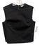 Frances Valentine Size M Black Cotton & Spandex Sleeveless Raw Hem Top Black / M