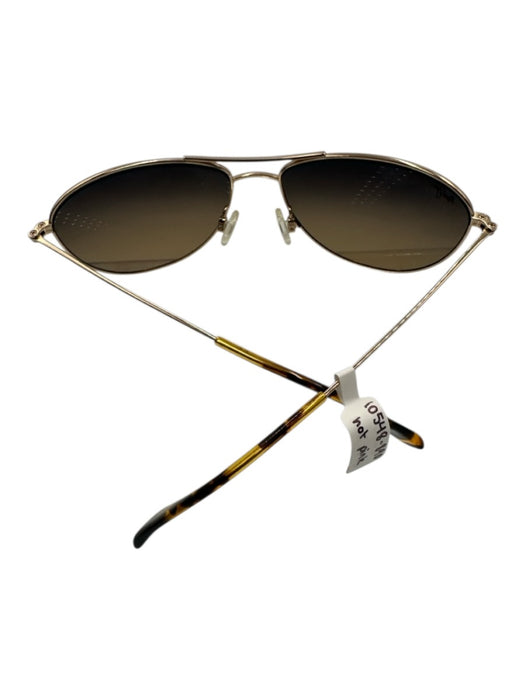 Maui Jim Gold & Brown Metal Gradient Lens Aviator Sunglasses Gold & Brown