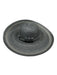 Mazzanti Black 95% Straw 5% Cotton Belted Wide Brim Made In Italy Hat Black