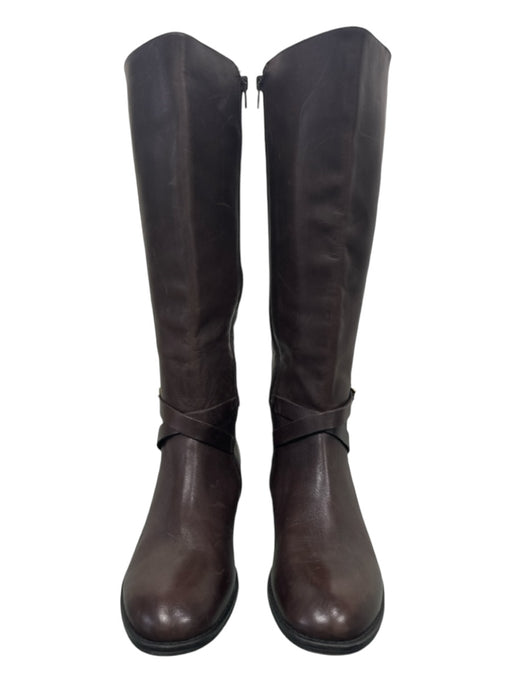 Lauren Ralph Lauren Shoe Size 7.5 Chocolate Brown Leather Knee High Boots Chocolate Brown / 7.5