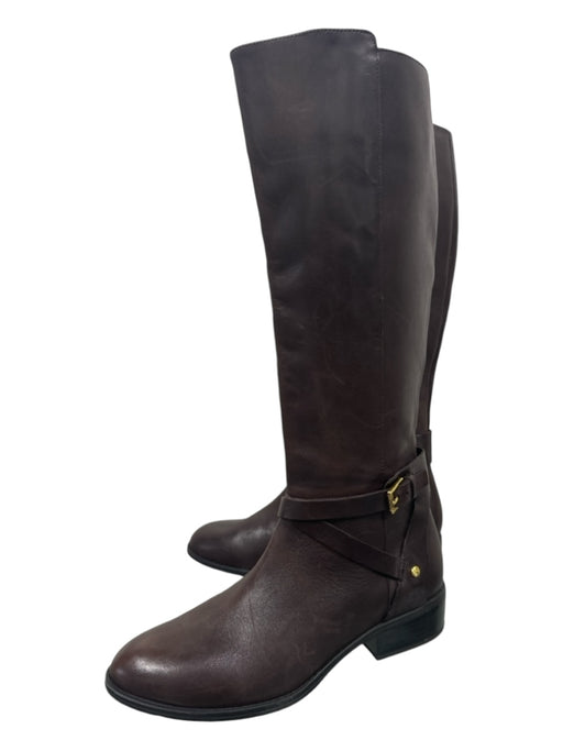 Lauren Ralph Lauren Shoe Size 7.5 Chocolate Brown Leather Knee High Boots Chocolate Brown / 7.5