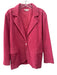Roller Rabbit Pink Cotton Corduroy Single Breasted Blazer Jacket Pink