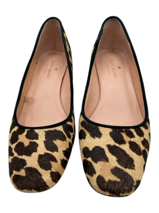 Kate Spade Shoe Size 6 Beige & Brown Leather Cow Hair Cheetah Print Pumps Beige & Brown / 6