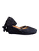 Castaner Shoe Size 37 Black Fabric Wedge Toe Cap Espadrille Ankle Wrap Shoes Black / 37