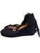 Castaner Shoe Size 37 Black Fabric Wedge Toe Cap Espadrille Ankle Wrap Shoes Black / 37
