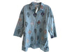 Roller Rabbit Size XS Blue Cotton Collared Button Up Long Sleeve Top Blue / XS