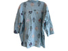 Roller Rabbit Size XS Blue Cotton Collared Button Up Long Sleeve Top Blue / XS
