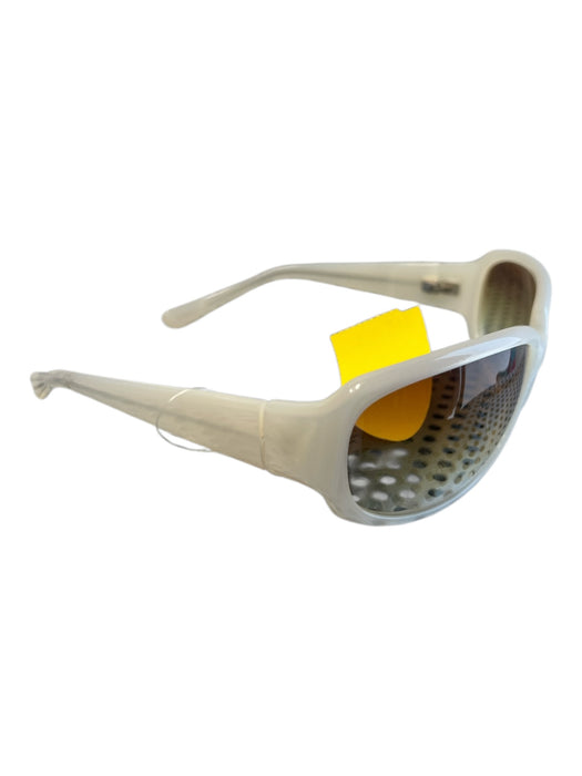Oliver Peoples Pale Yellow Acetate Pearlescent Gradient Lens Sunglasses Pale Yellow