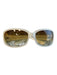 Oliver Peoples Pale Yellow Acetate Pearlescent Gradient Lens Sunglasses Pale Yellow