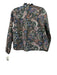 Mille Resort & Travel Size XS Green, Blue, Brown Cotton Long Sleeve Blouse Top Green, Blue, Brown / XS