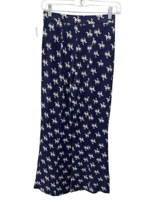 Porridge Size XS Blue & White Cotton All Over Print Pajama Pants Blue & White / XS