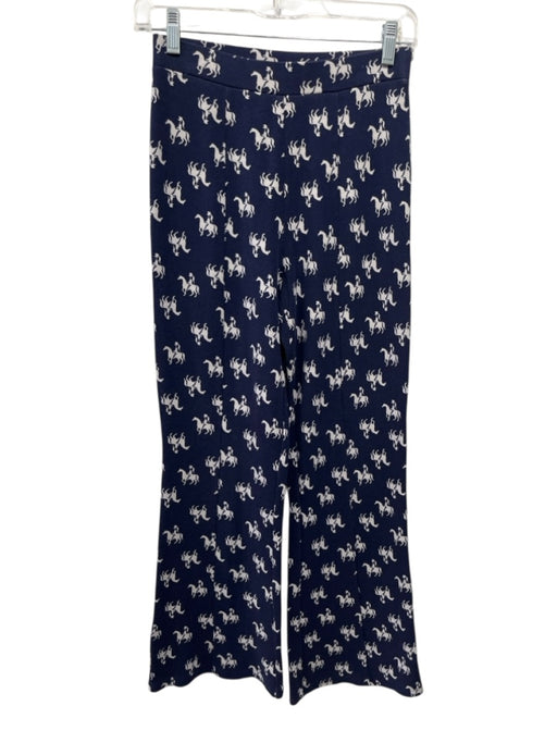 Porridge Size XS Blue & White Cotton All Over Print Pajama Pants Blue & White / XS
