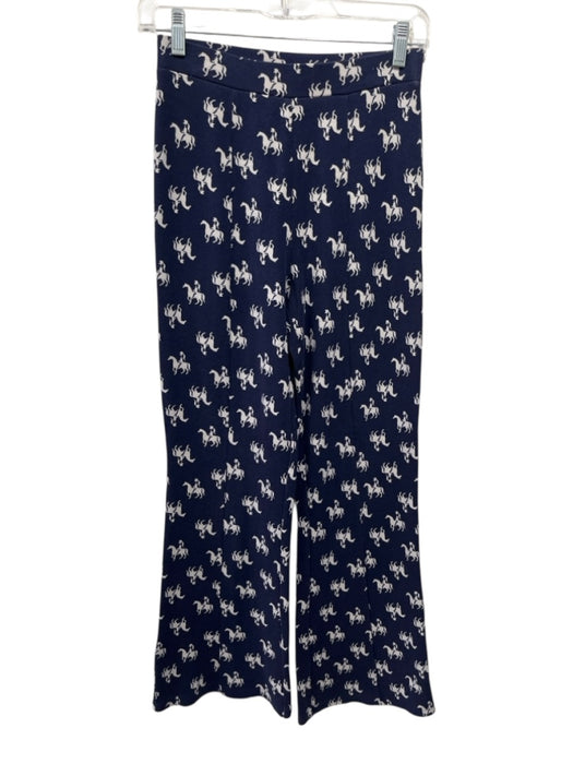Porridge Size XS Blue & White Cotton All Over Print Pajama Pants Blue & White / XS