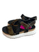 OTBT Shoe Size est 6 Green, Brown & Black Calf hair Camo Open Toe & Heel Shoes Green, Brown & Black / est 6