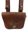 Armani Jeans Brown & Tan Leather & Canvas Cross Body Bag Brown & Tan / XS