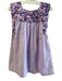Mi Golondrina Size XS Purple No Fabric Tag Sleeveless Striped Above Knee Dress Purple / XS
