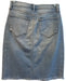 L'agence Size 24 Light Denim Cotton 5 Pocket Zip Fly Frayed Hem Skirt Light Denim / 24